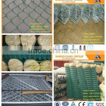 Good Quality Galvanized/PVC Coated Chain Link Fence (Factory)