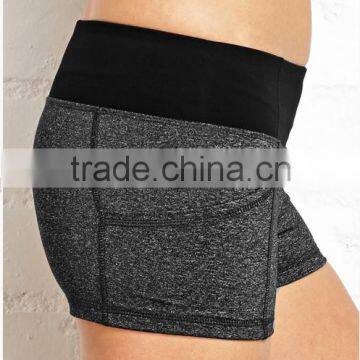 Hot Selling Top Quality Nylon and Spandex Wholesale Sports Yoga Shorts photo-2