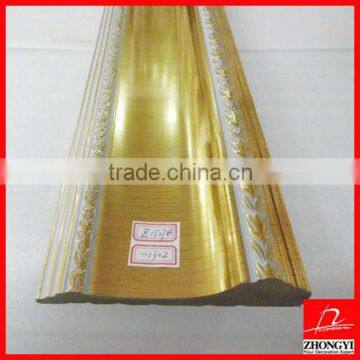 gold and silver PS interior decorative molding manufacturer