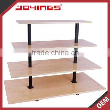 Powder Coating Frame and MDF Shelf Clothing Store Shelves