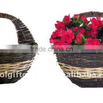 Rattan Split Wall basket- Wall planter - Rattan Split Wall flower pot