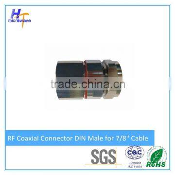 DIN male connector for 7/8 cable DC-3GHz rf connector