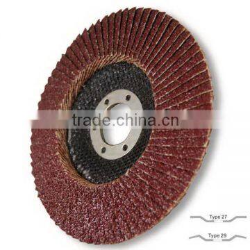 Special custom flower shape red flap disc