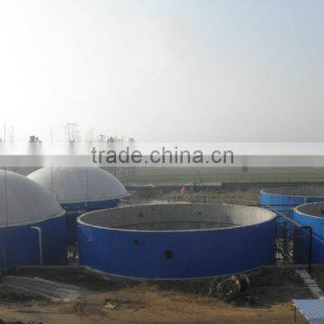 China PUXIN 100-5000 Cbm Soft Dome Biogas Plant for Cow Hog Farm Waste Treatment