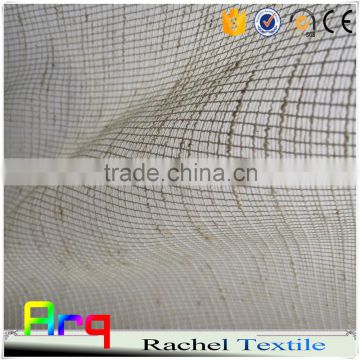 environmental friendly 90% polyester 10%linen curtain linen voile curtain European modern style