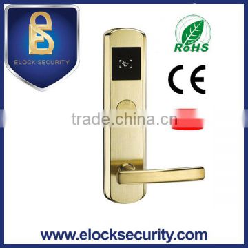 Smart card keyless hotel door lock with door lock management system