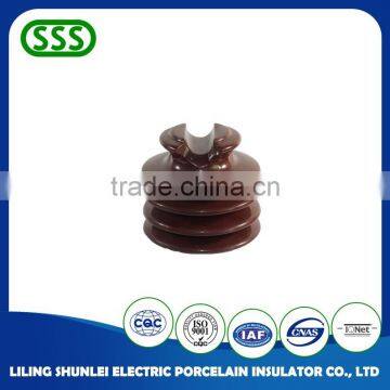 High voltage ceramic line insulator