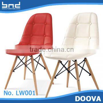 pvc pu leather covers leather dining chair for home