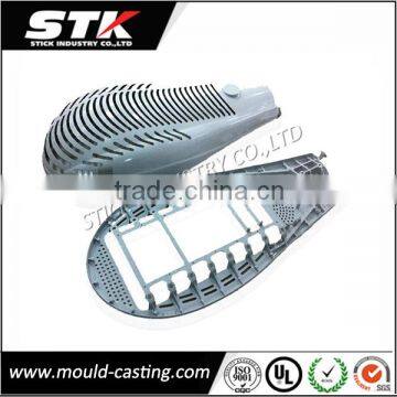 Custom Made Aluminum Die Casting Street Road Lighting Lamp Shade Parts