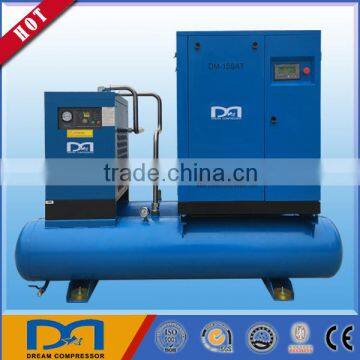 30KW 7-13bar 3.7-5.2m3/min Rotary Screw Compressor With Refrigerated Air Dryer