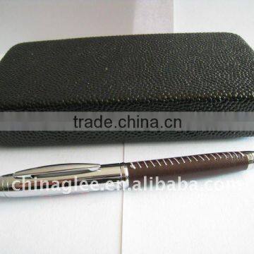 high quality leather pen set