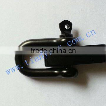 316 grade stainless steel black color D shackle