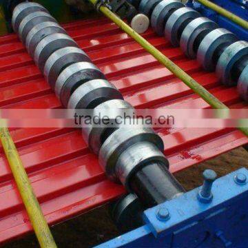 4kw power automatic 760 metal shutter door making machine