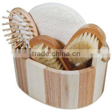 Wooden Bath Set