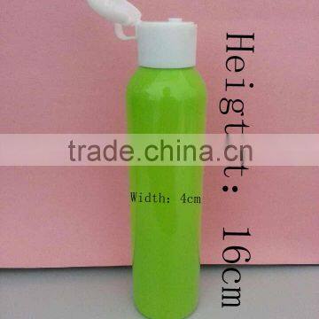 150ml pet plastic cosmetic bottle with filp top cap