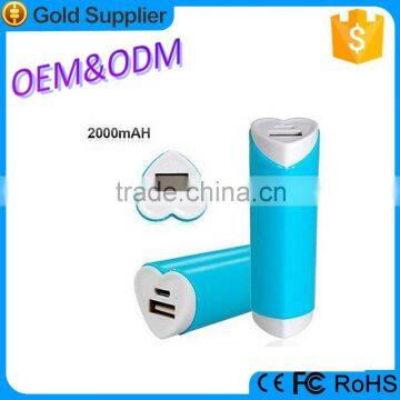 Low price cute mini 1500mah smart mobile power bank rohs