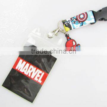 Funny Cartoon Printed Popular Lanyards With Card Holder photo-2