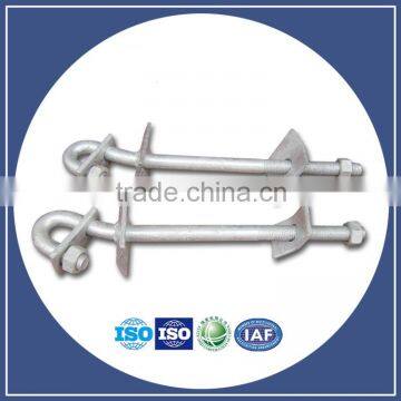 Various pig tail hook pigtail bolt of transmission line hardware hook bolt