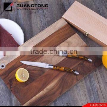 Acrylic Handle Laguiole Decorate Bee Steak Knife
