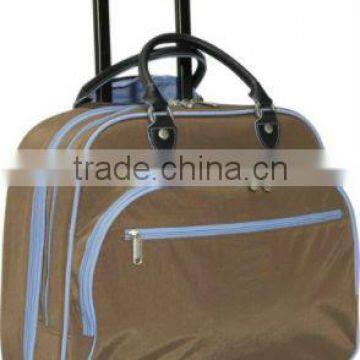 Rolling Tote Bagg 17" Crinkle Nylon