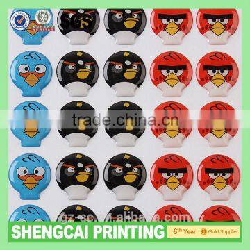 Factory custom clear epoxy sticker for Promotion gift