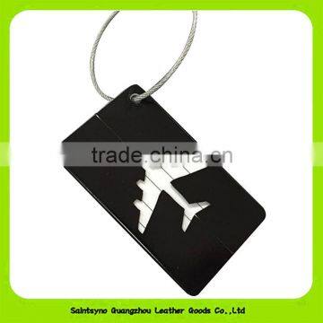 16030 Custom Braned Teco-friendly Travel Hotel Gifts Brown Leather Airport Luggage Tag photo-3