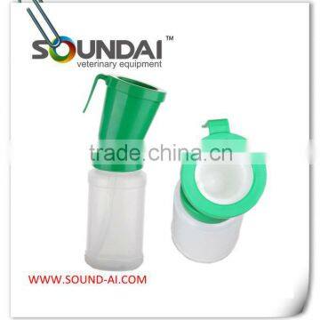 Plastic Teat Dip Cup(300ml Green Non-Return Dipper Cup)