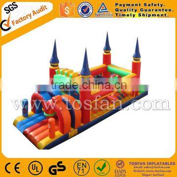 Super inflatable obstacle course equipment for amusement park A5048