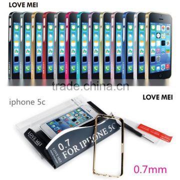 Love Mei Aluminum Bumper Case For iPhone 5C