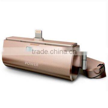 Smallest Portable Mini Tail Plug Power Bank Designed for Samsung and Iphone photo-2