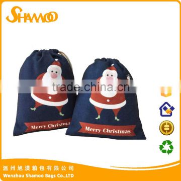 promotional drawstring bag and cheap christmas gift bag