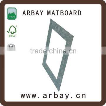 Custom wholesale high grade acid-free precut matboard/single matboard/passepartout/mount board