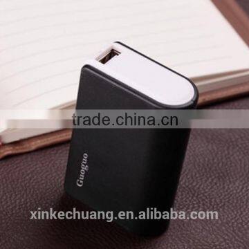Guoguo Wholesale Factory Price Mini Pocket 5200mAh Portable Mobile Power Bank for Samsung