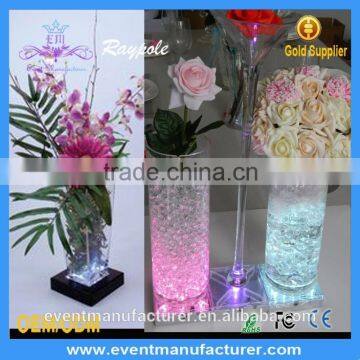 Wholesale Rechargeable 4inch Square LED Flower Vase Light