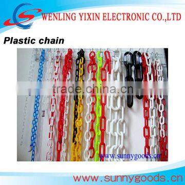 colorful plastic coated chain