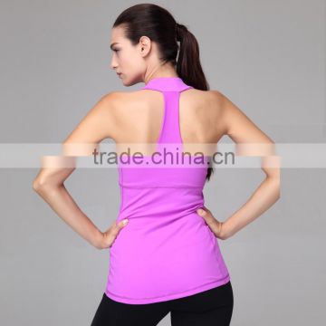 Power yoga tank tops in low MOQ with cheap price breathable sports wear