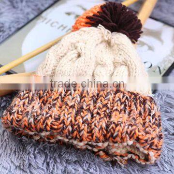 Wholesale Fashion Ladies Wool Winter Beanie Hats Womens Winter Knitted Hat photo-3