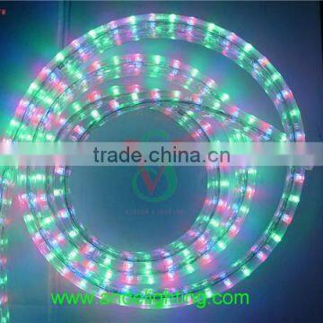 LED Rainbow Rope Light Flat Three Wire Rope Lighting for Outdoor Decoration photo-5