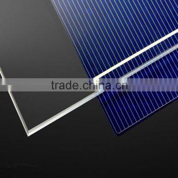 Ultra Clear Solar Panel Glass For Lighting, Solar Panel Low Iron Tempered Glass For Sale