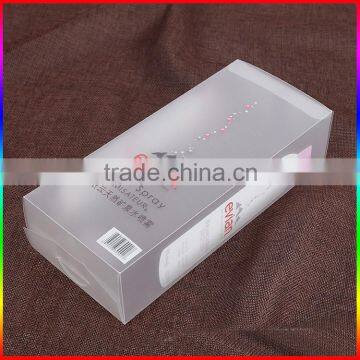 astringent toner PVC folding box clear pvc packaging