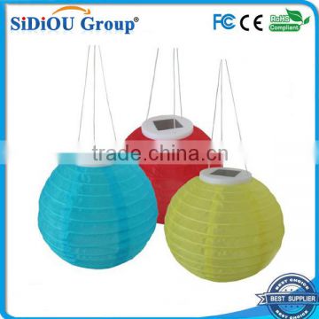 nylon solar power led lantern garden lantern