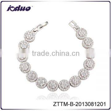 2016 Elegant Bright Zircon Stars Charm Women Party Bracelet Wholesale ZTTM-B-2013081201