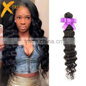 Fashion top cheap 100% virgin brazilian hair deep curly wave human hair extension