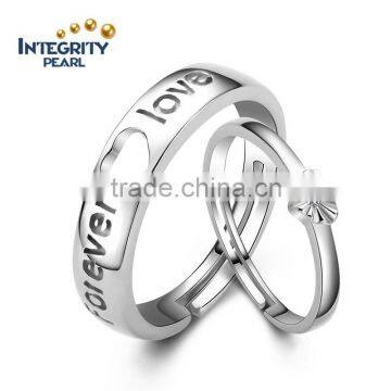 Forever love lover rings romantic love 925 sterling silver men ring