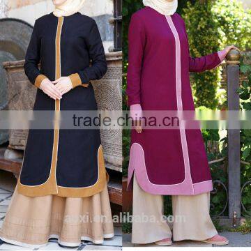 Flattering Fit Modern Style Classic Chic Style Fashion Elegant Muslim Long Dress photo-5