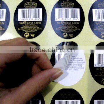 customized waterproof &UV resistant label