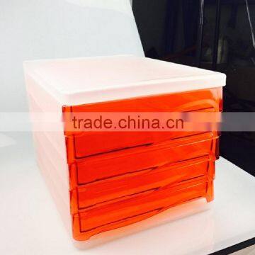 Custom 5 drawer plastic file cabinet office furniture