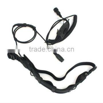 2 Pin Heavy Duty Throat OR Skull Vibration Microphone for QUANSHENG PUXING BAOFENG UV5R 888S