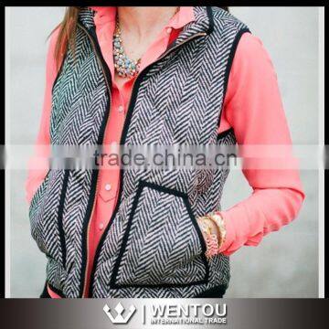 Excursion Quilted Puffer Herringbone Vest