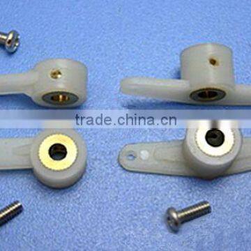 RC Parts 1/2 Arm / Full arm White Steering Arms Fixed wing Aircraft Landing Gear Steering Arm